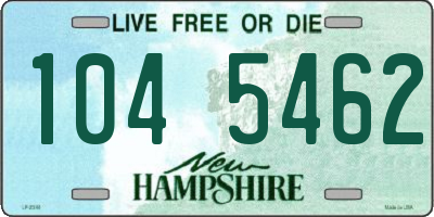 NH license plate 1045462