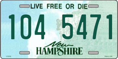NH license plate 1045471