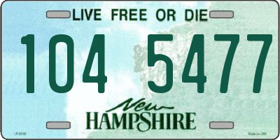 NH license plate 1045477