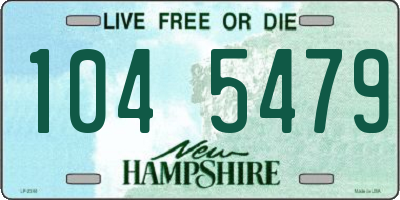 NH license plate 1045479