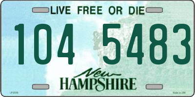 NH license plate 1045483