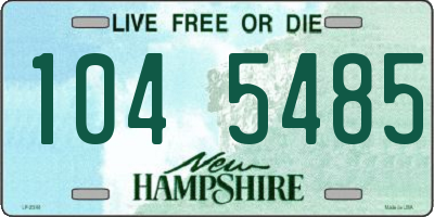 NH license plate 1045485