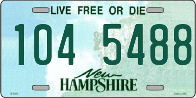 NH license plate 1045488