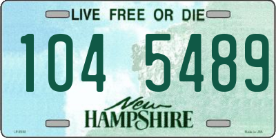 NH license plate 1045489
