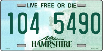 NH license plate 1045490