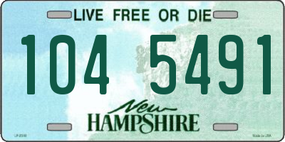 NH license plate 1045491