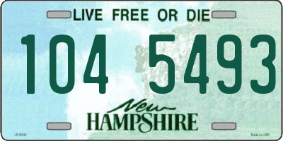 NH license plate 1045493