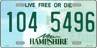 NH license plate 1045496