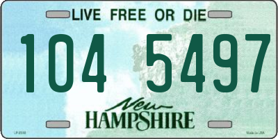 NH license plate 1045497
