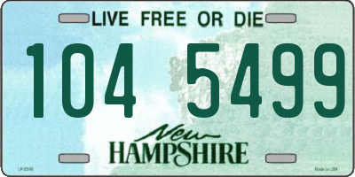 NH license plate 1045499