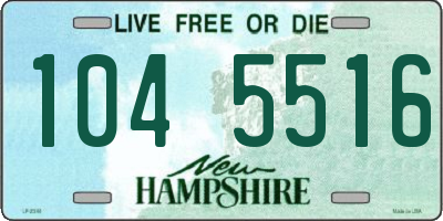 NH license plate 1045516