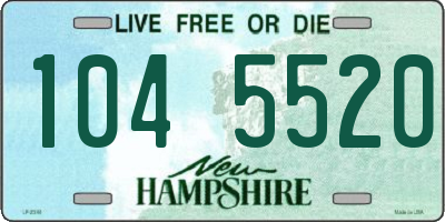 NH license plate 1045520