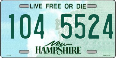 NH license plate 1045524