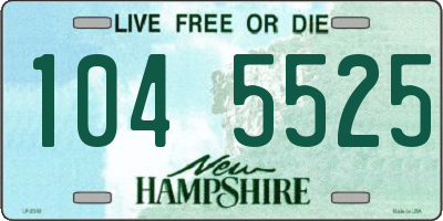 NH license plate 1045525