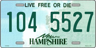 NH license plate 1045527