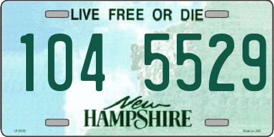 NH license plate 1045529