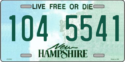 NH license plate 1045541