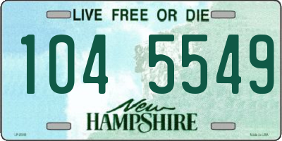 NH license plate 1045549