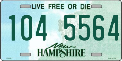 NH license plate 1045564