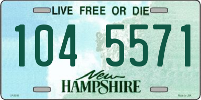 NH license plate 1045571