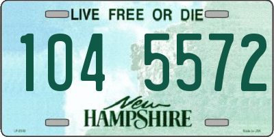 NH license plate 1045572