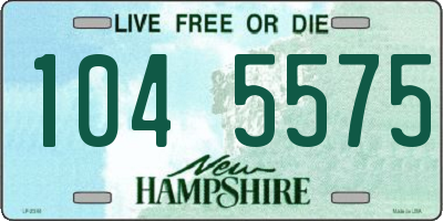 NH license plate 1045575