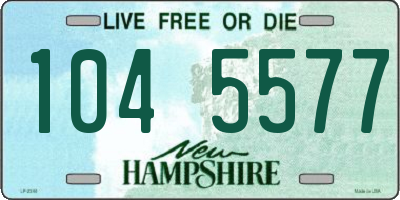 NH license plate 1045577