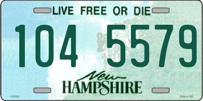 NH license plate 1045579