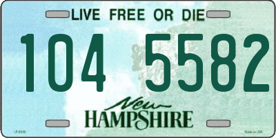 NH license plate 1045582