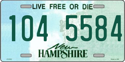 NH license plate 1045584
