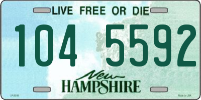 NH license plate 1045592
