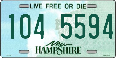 NH license plate 1045594