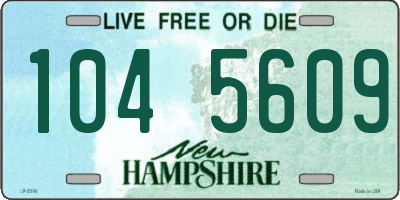NH license plate 1045609