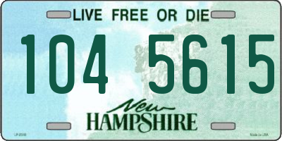 NH license plate 1045615