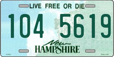 NH license plate 1045619