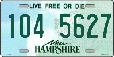 NH license plate 1045627
