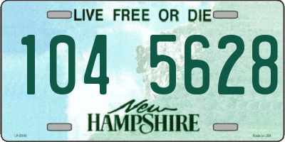 NH license plate 1045628