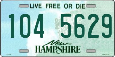NH license plate 1045629