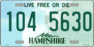 NH license plate 1045630