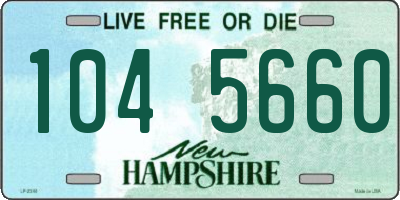 NH license plate 1045660