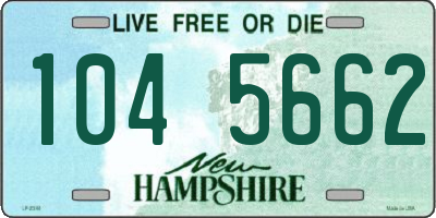NH license plate 1045662