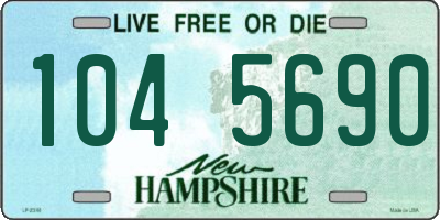 NH license plate 1045690