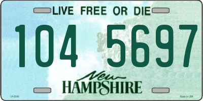 NH license plate 1045697