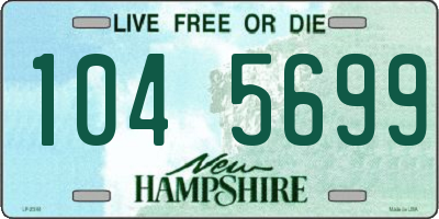 NH license plate 1045699