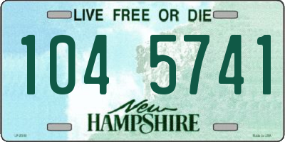 NH license plate 1045741