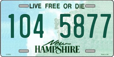 NH license plate 1045877