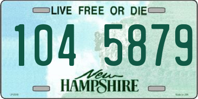 NH license plate 1045879