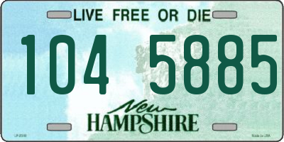 NH license plate 1045885