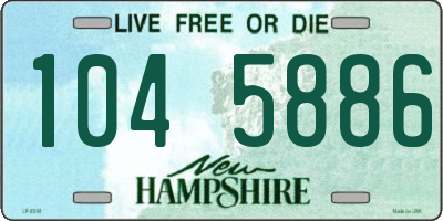 NH license plate 1045886