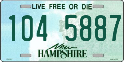 NH license plate 1045887
